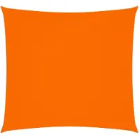 vidaXL Zonnescherm vierkant 7x7 m oxford stof oranje