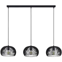 LINDBY Hanglampe , Jusra, dimbare, Zwart, Woonkamer, Metaal, Modern