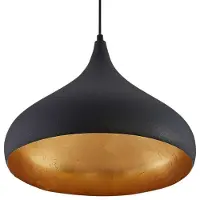 Arcchio Hanglampe , Lunus, dimbare, Zwart, Woonkamer, Metaal, Modern