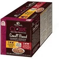 Wellness Core Small Breed Savoury Butcher Multi-Pack - Hondenvoer - Mix 6x85 g
