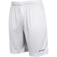 Stanno junior voetbalshort wit Sportbroek Jongens/Meisjes Polyester - maat 152