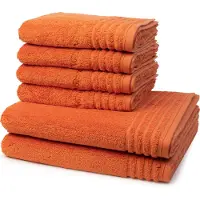 Vossen 4 X Handdoek 2 X Douchehanddoek - in een set Vienna Style Supersoft
