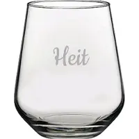 Pasabahce Gegraveerde Drinkglas 42,5cl Heit