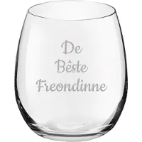 Royal Leerdam Gegraveerde Drinkglas 39cl De Bêste Freondinne