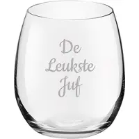 Royal Leerdam Gegraveerde Drinkglas 39cl De Leukste Juf