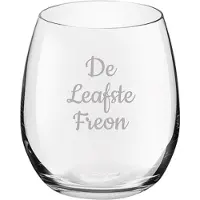Royal Leerdam Gegraveerde Drinkglas 39cl De Leafste Freon