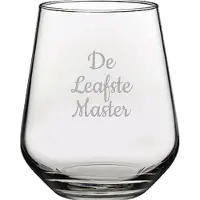 Pasabahce Gegraveerde Drinkglas 42,5cl De Leafste Master