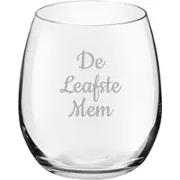 Royal Leerdam Gegraveerde Drinkglas 39cl De Leafste Mem