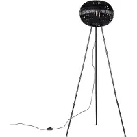 QAZQA Moderne vloerlamp tripod zwart - Zoë