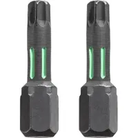 Einhell torsie bitset - T20 Torx 20 - Lengte 25 mm - Hoge torsieweerstand - 122220 - 2 stuks