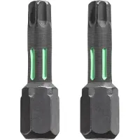 Einhell schroefbit T30 - Torx 30 - Torsion - Lengte 25 mm - 1/4" schacht - 122230 - 2 stuks