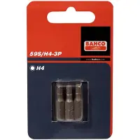 Bahco x3 bits hex525mm 1/4" dr standard | 59S/H5-3P