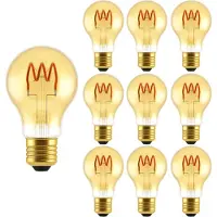Proventa RETRO LED Lampen E27 voor buiten & binnen - A60 peertje - Warm wit - 250 lm - 10 stuks