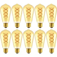 Proventa RETRO LED Lampen E27 voor buiten & binnen - ST64 Edison - Warm wit - 250 lm - 10 stuks
