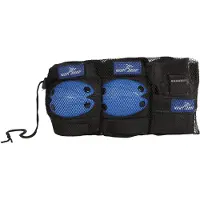 Street Rider Beschermset S - Blauw, 6dlg.