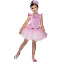 Rubies Barbie Ballerina Child Costume Roze 5-6 Years