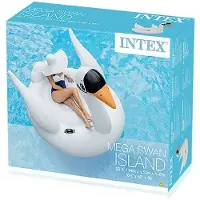 Intex Bouée à chevaucher Cygne géant
