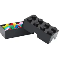 LEGO Lunchbox LEGO 8 Zwart