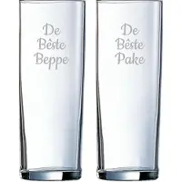 Arcoroc Gegraveerde longdrinkglas 31cl De Bêste Pake-De Bêste Beppe