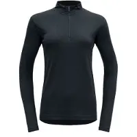 Devold - Breeze Woman Half Zip Neck - Merino-ondergoed L, blauw