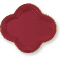 Pip studio Serveerschaal Pip Studio Fancy Large Dark Pink 31 x 36 cm
