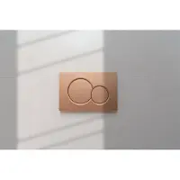 Geberit Sigma by drukplaat koper