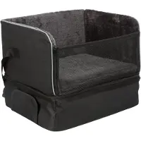 Trixie autostoel voor kleine honden zwart - 45x38x37 cm