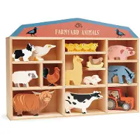 Tender Leaf Toys Dieren Display Rek Set 1 stuk - Boerderij