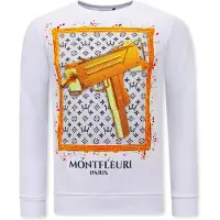 Tony Backer Sweater Tony Backer Print Uzi Does It heren EU M