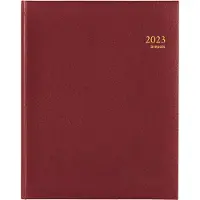 Brepols Concorde Lima weekagenda met uurindeling 2027 bordeaux (1 week per 2 pagina's) 6-talig