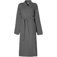 Seahorse Wafel Kimono Badjas Graphite - M