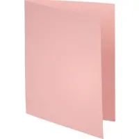 Exacompta SUPER 160 - Pak van 100 dossiermappen 160g/m2- 24x32 cm voor A4. - Roze - 340003E