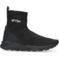 Wysh Jongens Sneakers Jaime - Zwart - Maat 30