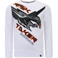 Tony Backer Sweater Tony Backer Print Eagle Head heren EU XL