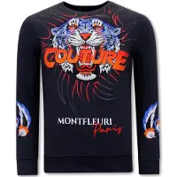 Tony Backer Sweater Print Tiger Couture heren EU M