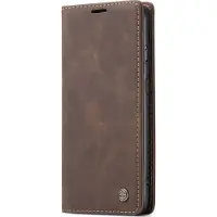 CASEME Bookcase voor OnePlus Nord - Bruin