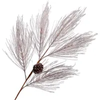 Silk-ka Kunstbloem-Zijde Naaldtak-Den Roze 96 cm