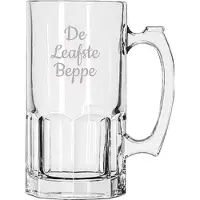 Libbey Gegraveerde Bierpul 1ltr De Leafste Beppe