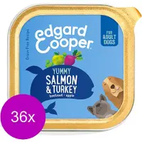 Edgard & Cooper Kuipje Salmon Turkey Adult - Hondenvoer - 36 x Zalm Kalkoen 300 g