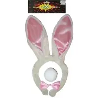 Scheepers Bunny set luxe plushe (wit roze)