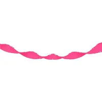 Folat Neon roze Crepe Papier Slinger - 18 meter