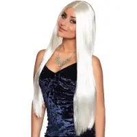 Boland Traciks Pruik Charming lang wit (Blond)