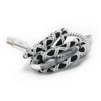 ISY Usb-kabel - Usb-c 1 M Zwart / Wit (iuc-4100-sb-c)