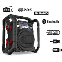 Perfectpro TP3 Bouwradio - FM RDS / DAB+ - AUX-in - Bluetooth - Werkt Op Netstroom En Batterij