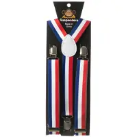 Partychimp Bretels holland | bretellen Nederland (blauw, rood en wit)