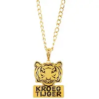 Partyxplosion Ketting goud kroegtijger (goud)
