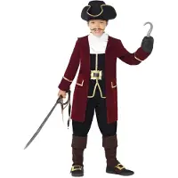 Vegaoo Piraten kapitein kostuum voor jongens - Verkleedkleding - 134-146