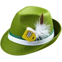 Widmann Tiroler hoed groen met veer