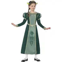 Smiffys Shrek Fiona kostuum (groen, S 4/6 jaar)