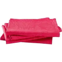 Christian lacroix - Set van 4 servetten - Fuchsia - 50 x 50